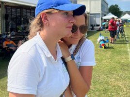Aurelia und Rebecca bei der Bayerischen Meisterschaft im Freien