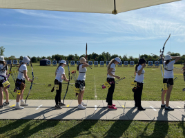 Schülerinnen A Recurve bei der Bayerischen Meisterschaft im Freien 