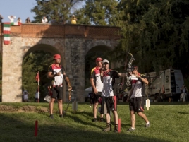 Teamfinale bei der Europameisterschaft Feldbogen