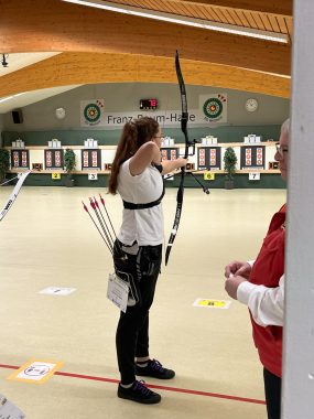 Rebecca Beck beim 4. Wettkampftag der 2. Bundesliga Süd