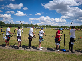Finalrunde beim Aschheimer Bogenturnier
