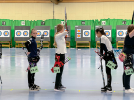 Sára Hučkova bei der Bayerischen Meisterschaft Halle