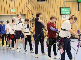 David und Ben bei der Landesmeisterschaft Halle