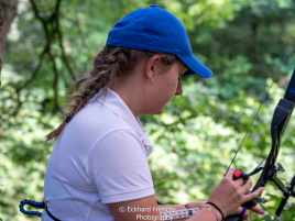 Aurelia Liebner bei der Deutschen Meisterschaft Feldbogen